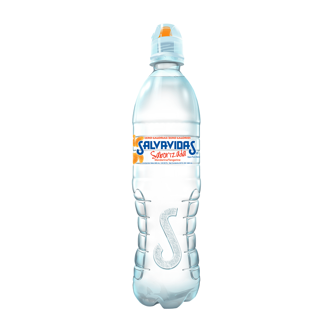 Agua Saborizada Mandarina Salvavidas image number 0
